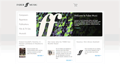 Desktop Screenshot of fabermusic.com